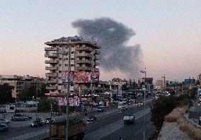 Israel Launches Massive Airstrike - Beirut