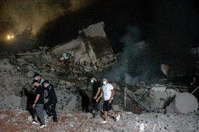 Israel Launches Massive Airstrike - Beirut