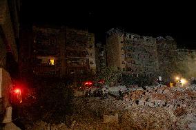 Israel Launches Massive Airstrike - Beirut