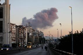 Israel Launches Massive Airstrike - Beirut