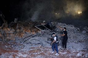 Israel Launches Massive Airstrike - Beirut