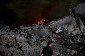 Israel Launches Massive Airstrike - Beirut