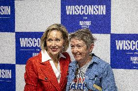 Gwen Walz Speaks At A Campaign Event In Waukesha, Wisconsin