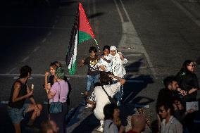 General Strike In Barcelona, In Solidarity With Palestine