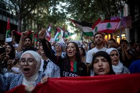 General Strike In Barcelona, In Solidarity With Palestine