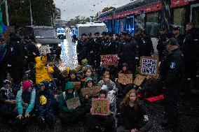 Environmental Protest For Climate Action In Helsinki, Finland