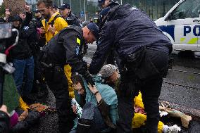 Environmental Protest For Climate Action In Helsinki, Finland