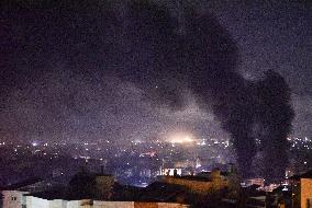 Israeli Army Carries Out Heavy Airstrike On Beirut's Southern