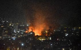 Israeli Army Carries Out Heavy Airstrike On Beirut's Southern