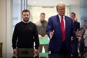 Trump Meets Zelensky And Says It's Time To End War - NYC