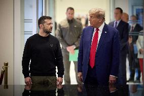 Trump Meets Zelensky And Says It's Time To End War - NYC