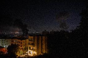 Israel Strikes Beirut Suburb - Lebanon