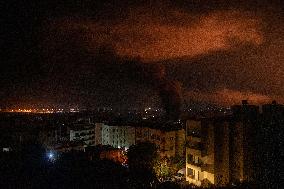 Israel Strikes Beirut Suburb - Lebanon