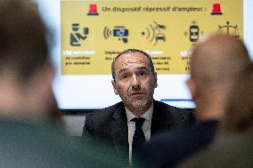 Press conference on the rise in road accidents in 2024 - Marseille