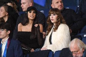 Celebrities attend the Ligue 1 PSG vs RENNES - Paris