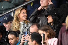 Celebrities attend the Ligue 1 PSG vs RENNES - Paris