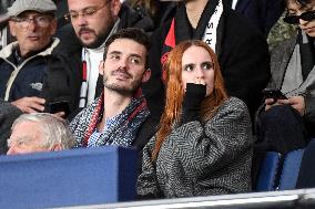 Celebrities attend the Ligue 1 PSG vs RENNES - Paris