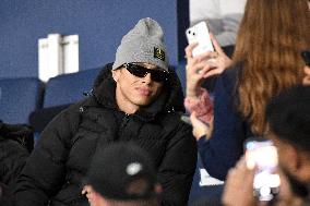 Celebrities attend the Ligue 1 PSG vs RENNES - Paris