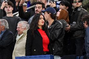 Celebrities attend the Ligue 1 PSG vs RENNES - Paris