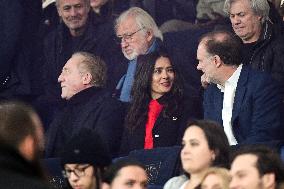 Celebrities attend the Ligue 1 PSG vs RENNES - Paris