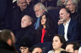 Celebrities attend the Ligue 1 PSG vs RENNES - Paris