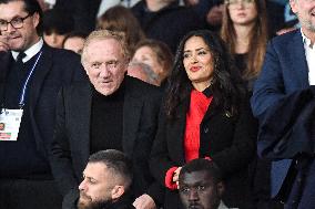 Celebrities attend the Ligue 1 PSG vs RENNES - Paris