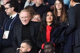 Celebrities attend the Ligue 1 PSG vs RENNES - Paris