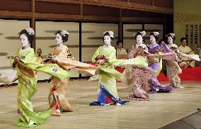 Traditional dance performance in Kyoto