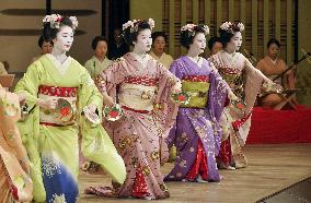 Traditional dance performance in Kyoto