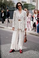 PFW - Roger Vivier Street Style