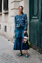 PFW - Roger Vivier Street Style