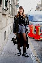 PFW - Roger Vivier Street Style