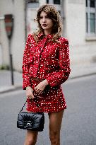 PFW - Roger Vivier Street Style