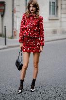 PFW - Roger Vivier Street Style