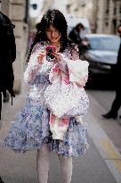 PFW - Roger Vivier Street Style