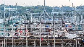 ｡ﾀ 800 kV Yubei Converter Station Construction in Chongqing