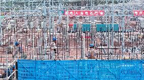 ｡ﾀ 800 kV Yubei Converter Station Construction in Chongqing