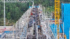 ｡ﾀ 800 kV Yubei Converter Station Construction in Chongqing