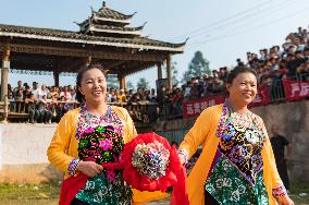 Bullfight in Congjiang