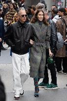 PFW - Arrivals At Vivienne Westwood Show NB