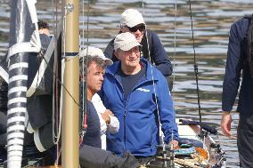 King Juan Carlos On Bribon Sailing Boat - Spain