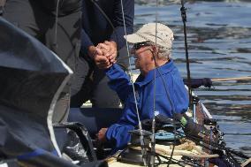 King Juan Carlos On Bribon Sailing Boat - Spain