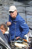 King Juan Carlos On Bribon Sailing Boat - Spain