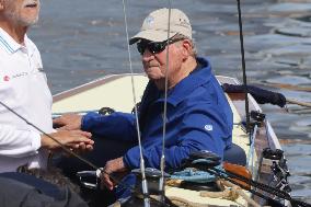 King Juan Carlos On Bribon Sailing Boat - Spain