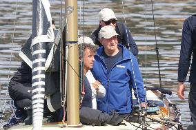 King Juan Carlos On Bribon Sailing Boat - Spain