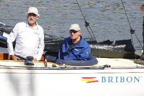 King Juan Carlos On Bribon Sailing Boat - Spain