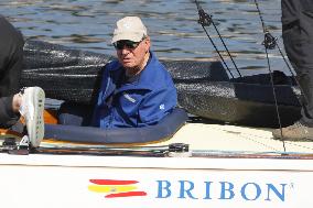 King Juan Carlos On Bribon Sailing Boat - Spain