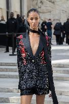 PFW - Arrivals At Elie Saab Show NB