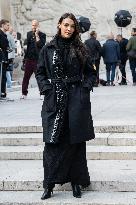 PFW - Arrivals At Elie Saab Show NB