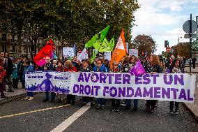 Demonstration For International Safe Abortion Day - Paris